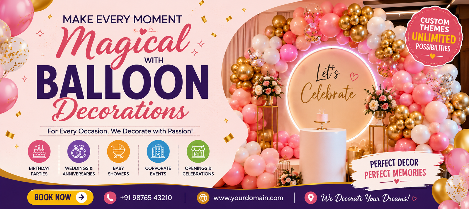 How Balloon Decoration Can Transform Any Celebration into a Magical Event